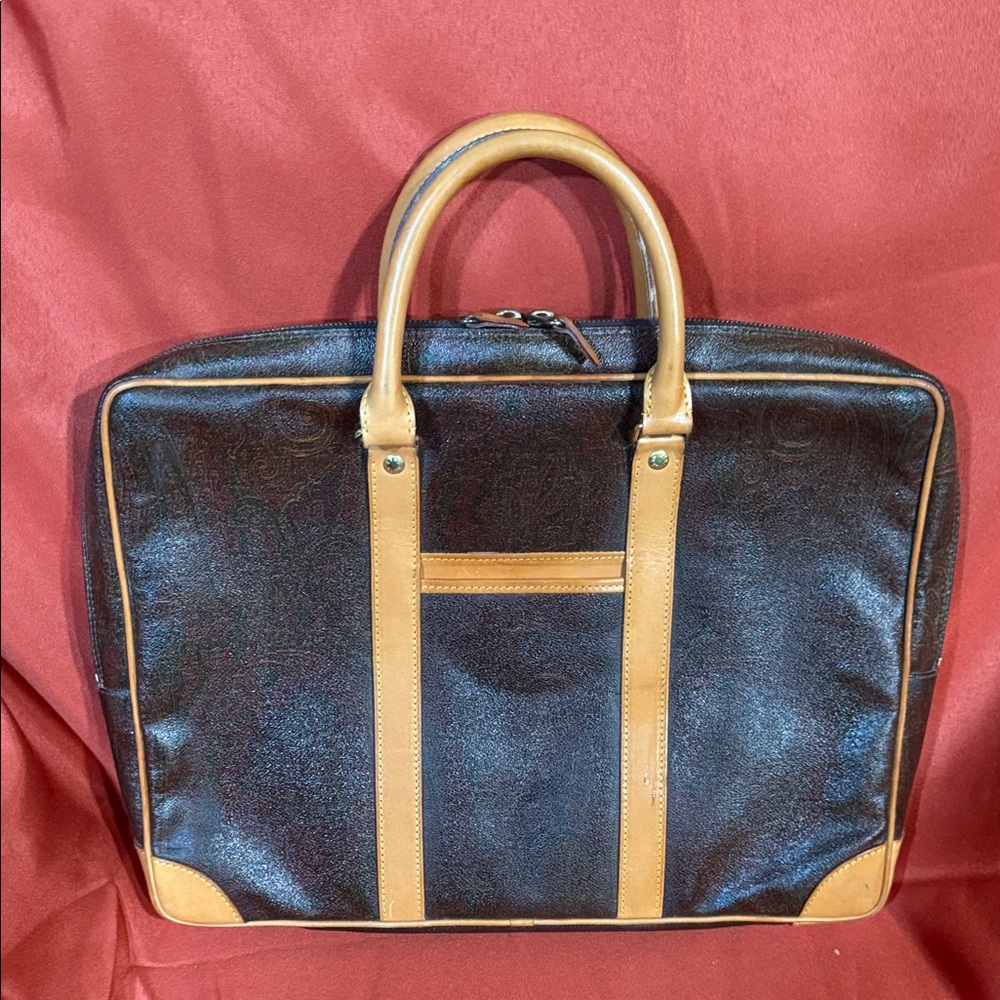 Elegant Etro and Tan Men's Bag